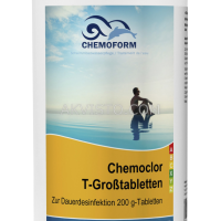 Кемохлор Т медленнорастворимые таблетки хлора по 200гр, более 90%, 1кг Chemoform (Кемоформ) - akvisto.com - Екатеринбург