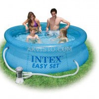 Бассейн INTEX круглый Easy Set Clearview 244х76 см (фильтр) 54912 - akvisto.com - Екатеринбург