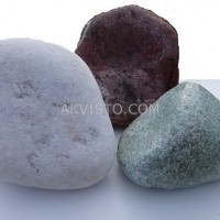 Камень для бани МИКС: жадеит (5 кг), яшма (5 кг), кварц  (5кг)  ведро 15кг - akvisto.com - Екатеринбург