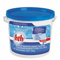 HTH Многофункциональные таблетки стабилизированного хлора 5 в 1 - 5 кг - akvisto.com - Екатеринбург
