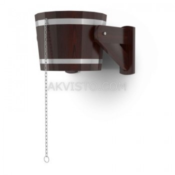 Обливное устройство 20л (лиственница венге со специальным покрытием) - akvisto.com - Екатеринбург