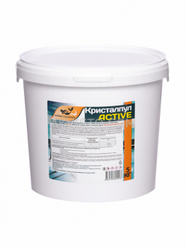 Кристалпул AKTIV гипохлорит кальция нестабилизированный 70%, 20гр таблетки, ведро 25кг - akvisto.com - Екатеринбург