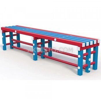 Скамья двухуровневая усиленная 2000х420х450 мм - akvisto.com - Екатеринбург